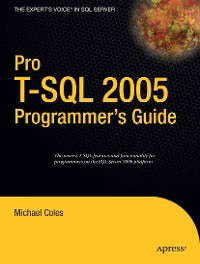 Cover Pro T-SQL 2005 Programmer's Guide