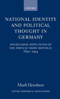 Cover National Identity and Political Thought in Germany
