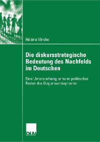 Cover Die diskursstrategische Bedeutung des Nachfelds im Deutschen