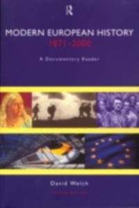 Cover Modern European History 1871-2000
