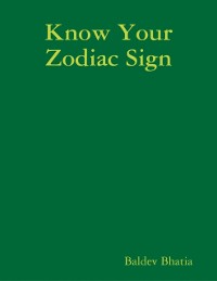 Cover Know Your Zodiac Sign