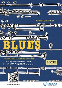Cover Flute Quartet "Blues" by Gershwin - score