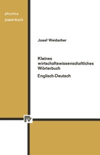 Cover Kleines wirtschaftswissenschaftliches Wörterbuch Englisch-Deutsch