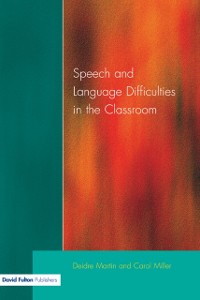 Cover Speech and Language Difficulties in the Classroom