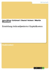 Cover Ermittlung risikoadjustierter Kapitalkosten