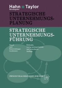 Cover Strategische Unternehmungsplanung - Strategische Unternehmungsführung