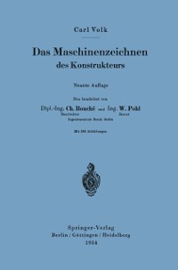 Cover Das Maschinenzeichnen des Konstrukteurs