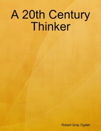 Cover 20th Century Thinker