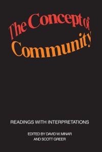 Cover Concept of Community