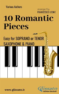 Cover 10 Romantic Pieces - Easy for Soprano/Tenor Sax and Piano