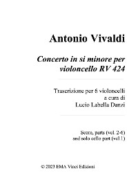 Cover Antonio Vivaldi Concerto in si minore per violoncello RV 424