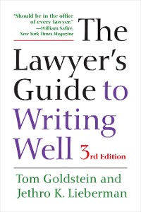 Cover The Lawyer's Guide to Writing Well