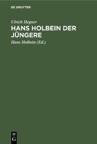 Cover Hans Holbein der Jüngere