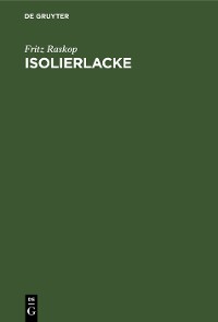 Cover Isolierlacke