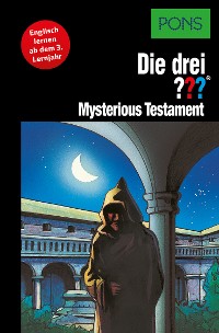 Cover PONS Die drei ??? Fragezeichen Mysterious Testament