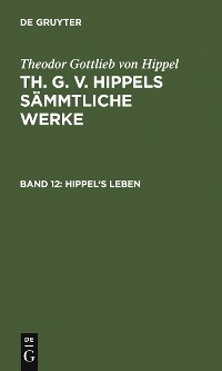 Cover Hippel's Leben