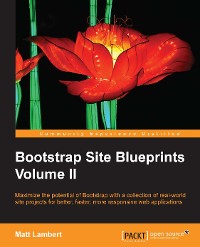 Cover Bootstrap Site Blueprints Volume II