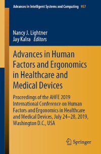 Cover Advances in Human Factors and Ergonomics in Healthcare and Medical Devices