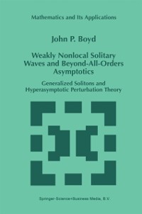 Cover Weakly Nonlocal Solitary Waves and Beyond-All-Orders Asymptotics