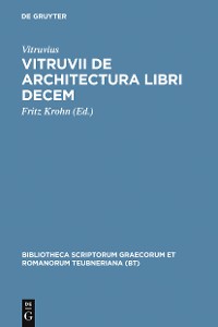 Cover Vitruvii de architectura libri decem