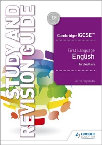 Cover Cambridge IGCSE First Language English Study and Revision Guide 3rd edition