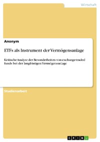 Cover ETFs als Instrument der Vermögensanlage