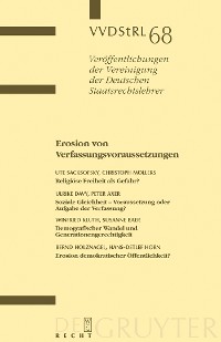 Cover Erosion von Verfassungsvoraussetzungen