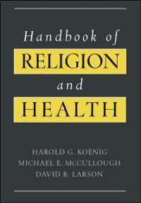 Cover Handbook of Religion and Health