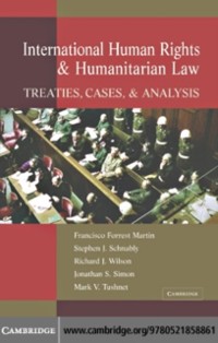 Cover International Human Rights and Humanitarian Law