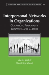 Cover Interpersonal Networks in Organizations