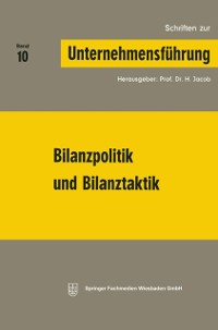 Cover Bilanzpolitik und Bilanztaktik