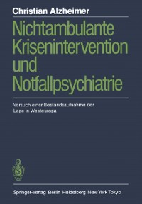 Cover Nichtambulante Krisenintervention und Notfallpsychiatrie