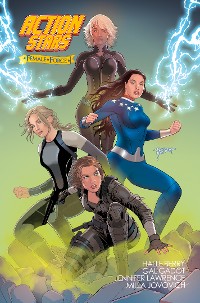 Cover Female Force: Action Stars: Gal Gadot, Milla Jovovich, Halle Berry, and Jennifer Lawrence