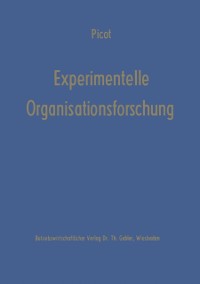 Cover Experimentelle Organisationsforschung