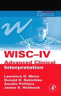 Cover WISC-IV Advanced Clinical Interpretation