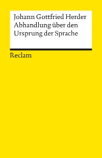 Cover Abhandlung über den Ursprung der Sprache