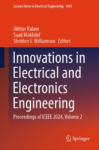 Cover Innovations in Electrical and Electronics Engineering