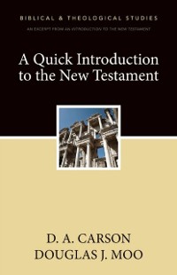 Cover Quick Introduction to the New Testament